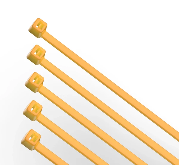 orange zip ties
